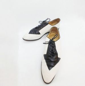 Vintage 80's Rare Tokio Kumagai Lace-up Flats sz9